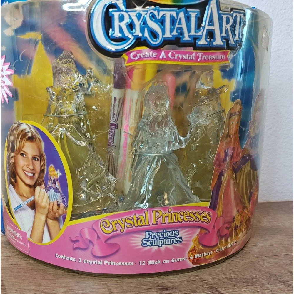 RoseArt Crystal Art Precious Sculptures Multi Princess Craft Kit 5619